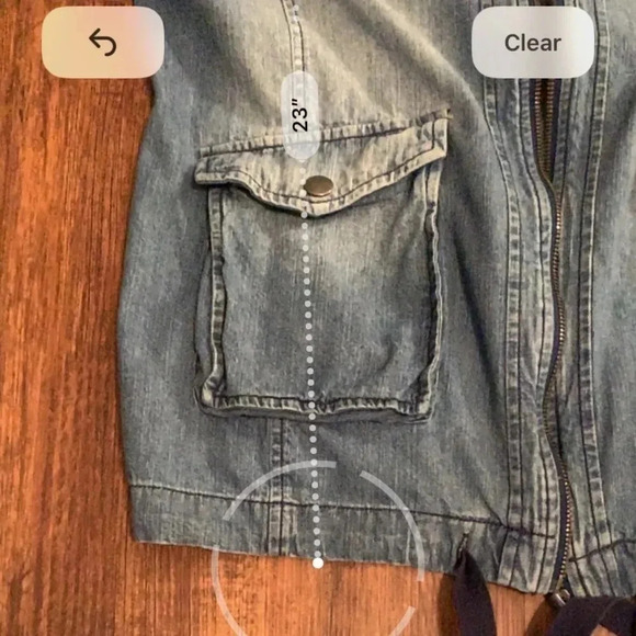 Denim Rubbish Sherpa Hooded Jacket - Picture 12 of 12